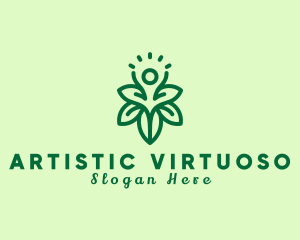 Floral Human Nature logo design