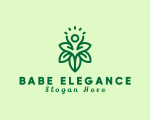 Floral Human Nature logo design