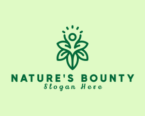 Floral Human Nature logo design