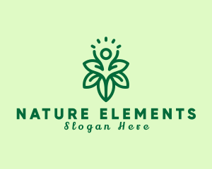 Floral Human Nature logo design