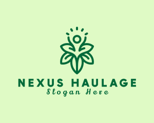 Floral Human Nature logo design