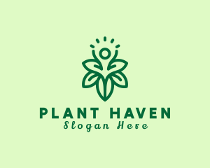 Floral Human Nature logo design