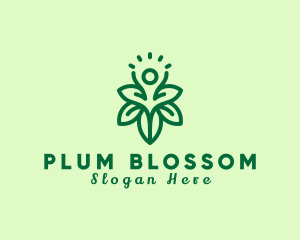 Floral Human Nature logo design