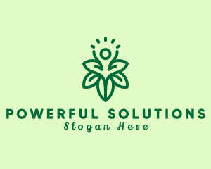 Floral Human Nature logo design