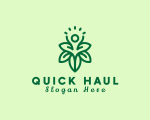 Floral Human Nature logo design