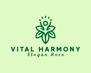 Floral Human Nature logo design