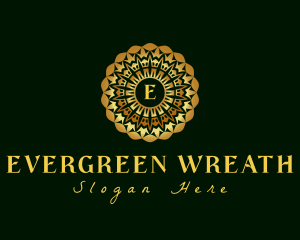 Gold Fashion Wreath logo design