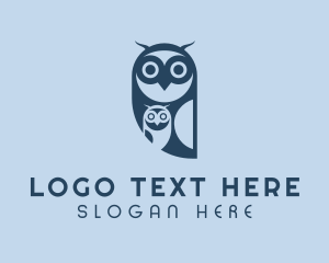 Blue Owl & Owlet logo