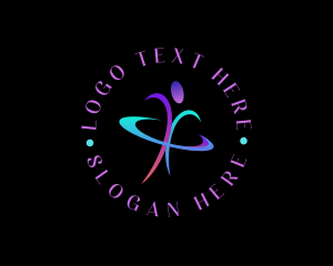 Gymnast Ballet Dancer logo