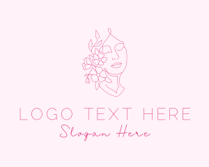 Woman Flower Bloom logo