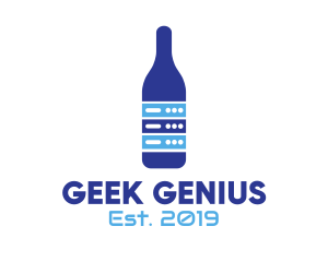 Geek Bar Drink logo design