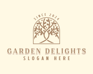 Arborist Tree Garden logo design