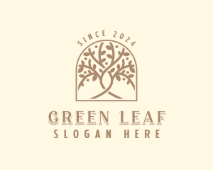 Arborist Tree Garden logo design