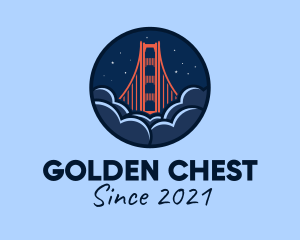 Golden Gate Bridge San Francisco logo design