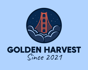 Golden Gate Bridge San Francisco logo design