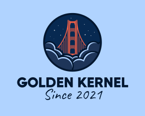 Golden Gate Bridge San Francisco logo design