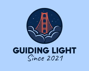 Golden Gate Bridge San Francisco logo design