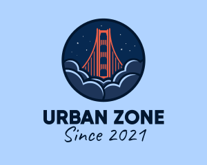 Golden Gate Bridge San Francisco logo design