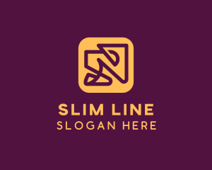 Digital Line Art logo design