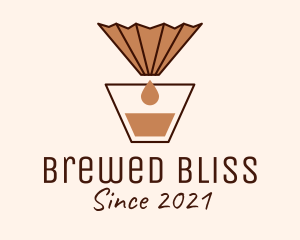 Brewed Coffee Filter  logo design