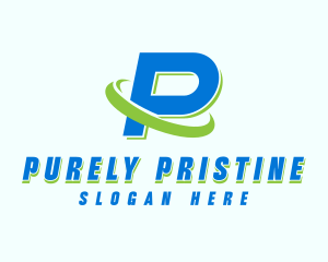 Generic Orbit Letter P  logo design