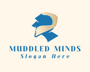 Mindful Head Hand logo design