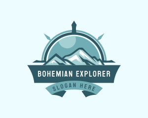 Outdoor Exploration Compass logo design