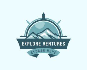 Outdoor Exploration Compass logo design