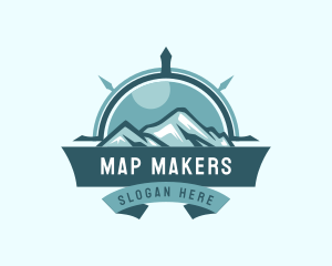 Outdoor Exploration Compass logo design