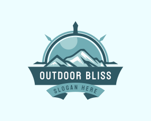 Outdoor Exploration Compass logo design