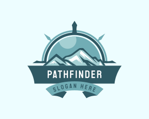 Outdoor Exploration Compass logo design