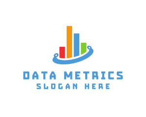 Accounting Statistic Orbit logo design