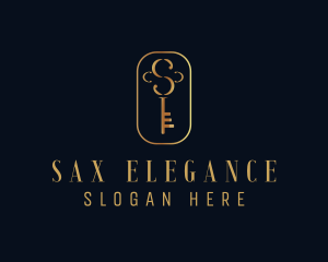 Elegant Letter S Key logo design