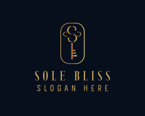 Elegant Letter S Key logo design