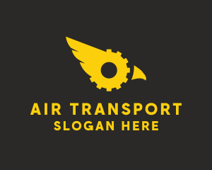 Industrial Eagle Gear logo design