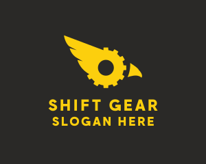 Industrial Eagle Gear logo design