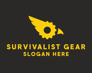 Industrial Eagle Gear logo design