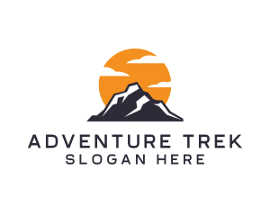 Mountain Climbing Peak logo design