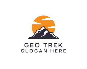 Mountain Climbing Peak logo design