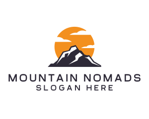 Mountain Climbing Peak logo design