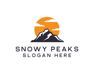 Mountain Climbing Peak logo design