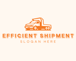 Delivery Truck Shipment logo design