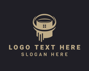 House Paint Bucket logo