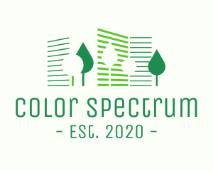  Eco Park Building logo design