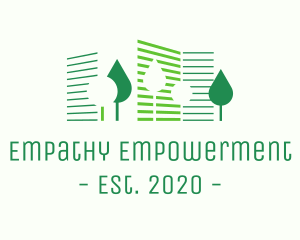  Eco Park Building logo design