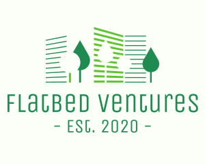  Eco Park Building logo design