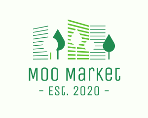  Eco Park Building logo design