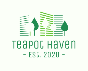  Eco Park Building logo design