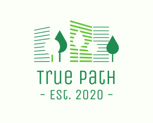  Eco Park Building logo design