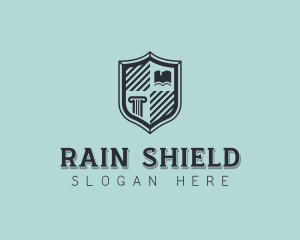 College Academia Shield logo design